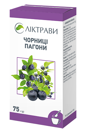 Чорниці пагони по 75 г - 2