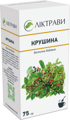 Крушина дієтична добавка, по 75 г