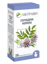 Солодки корені по 1,5 г ф/п №20