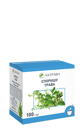 Споришу траварізано-пресована по 100 г у пачках з внутрішнім пакетом