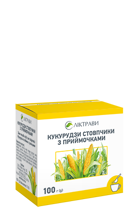 Кукурудзи стовпчики з приймочками різано-пресовані по 100 г у пачках з внутрішнім пакетом