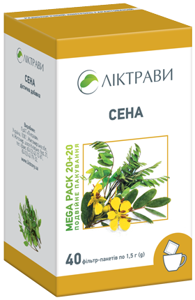 Сена дієтична добавка по 1,5 г у фільтр-пакетах №40