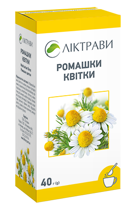 Ромашки квітки по 40 г у пачках з внутрішнім пакетом