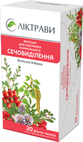 Фіточай для підтримки нормального сечовиділення 1,5 ф/п - 2