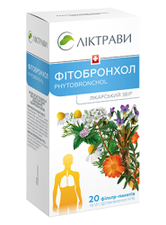 Фітобронхол збір по 1,5 г ф/п з ярликом №20